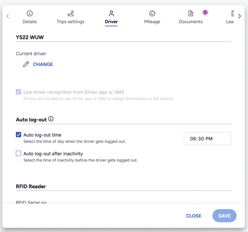 Auto-Logout at Selected Time | ABAX