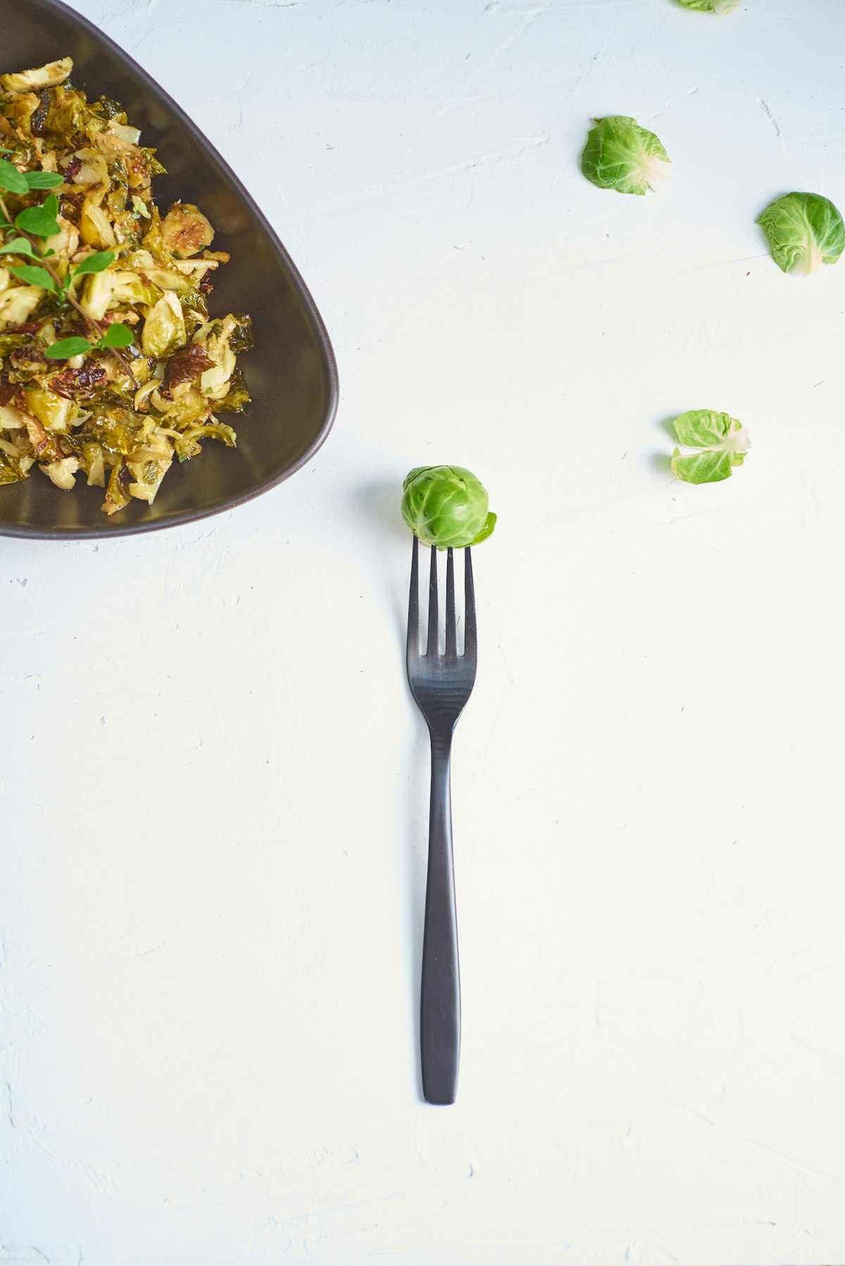 Shards of Brussels with Herbed Dijon - WTFork