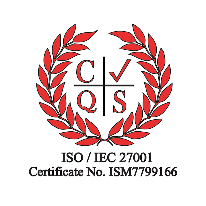 Dizions ISO 27001 Certificate Number ISM7799166