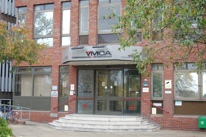 Image of front of YMCA Cambridge and Perterborough building