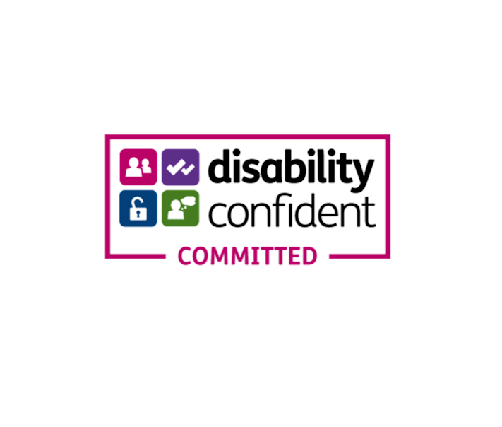 Disability confident committed logo