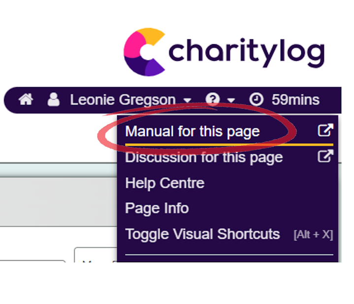 Manual for this page