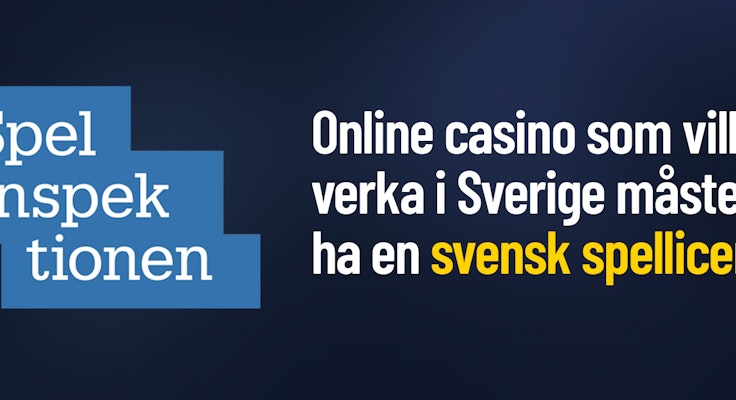 Casino på nätet i Sverige måste ha svensk spellicens