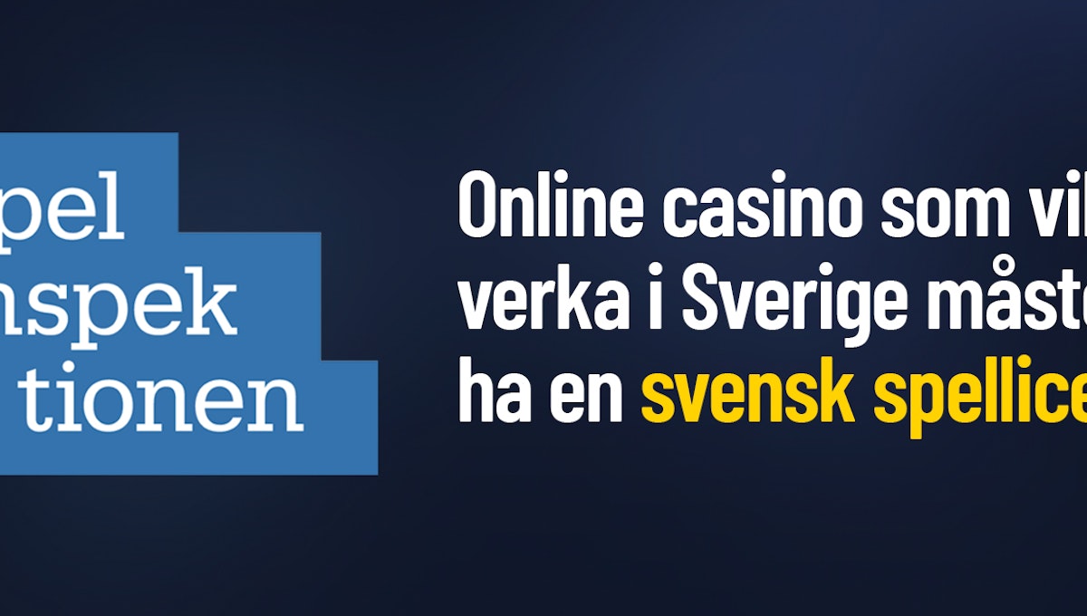 Casino på nätet i Sverige måste ha svensk spellicens