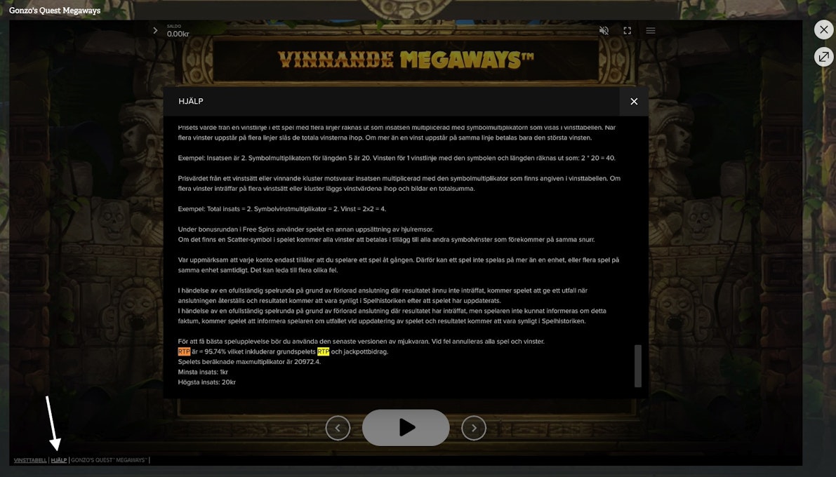 RTP Megaways