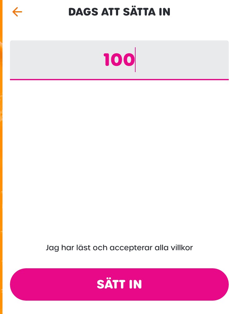 lyllo casino insättningsgräns 100 kr