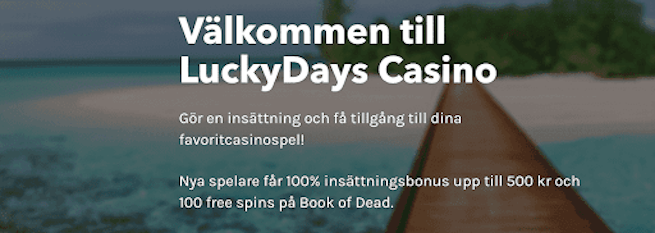 Lucky days casino bonus