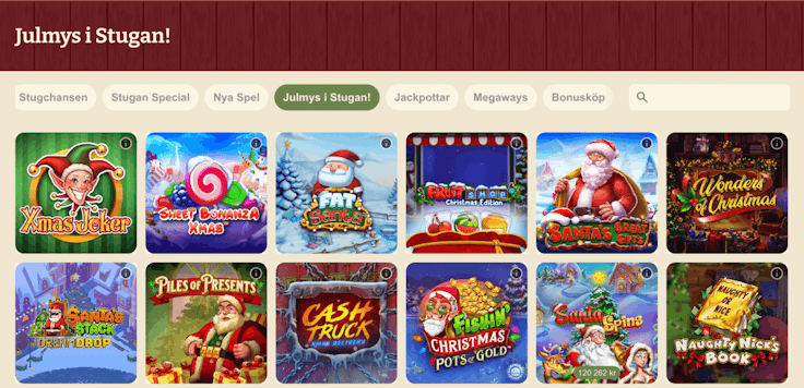 Casinostugans jul slots