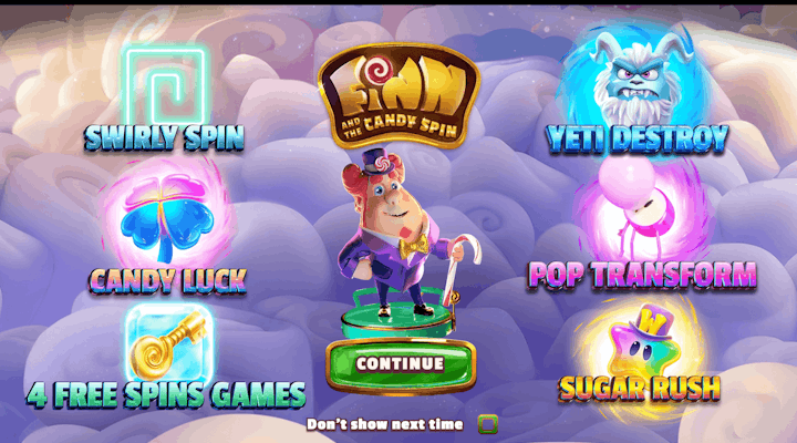 NetEnts nya slot Finn and the Candy Spinn