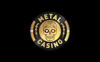 Metal casino logga