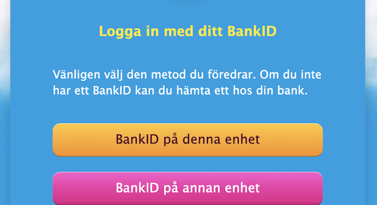 Logga in med BankID