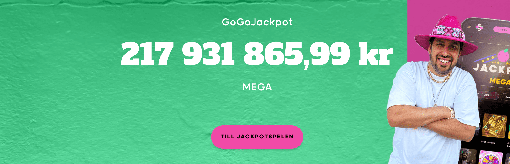GoGo Casino jackpott 200 miljoner kronor