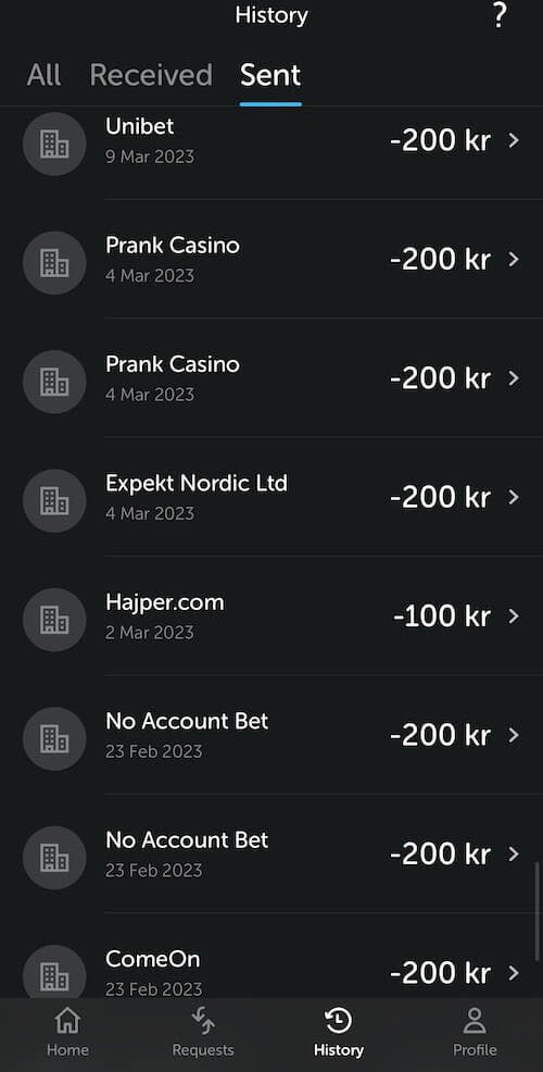 Online casino med swish uttag