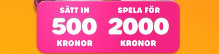 Exempel på 300 bonus