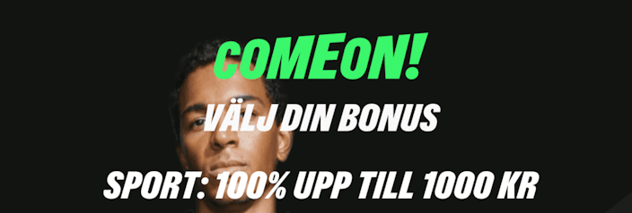 ComeOn oddsbonus