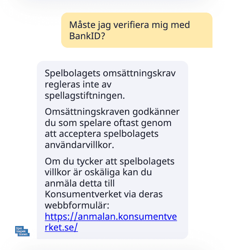 fråga till spelinspektionen