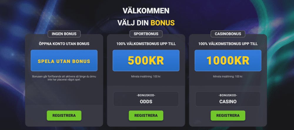 Coolbet välkomstbonus