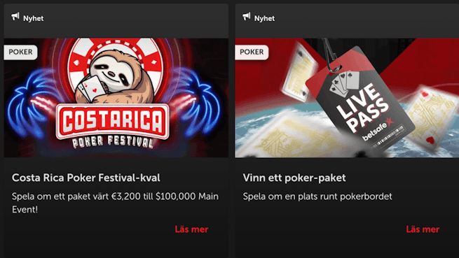Betsafe pokerkampanjer