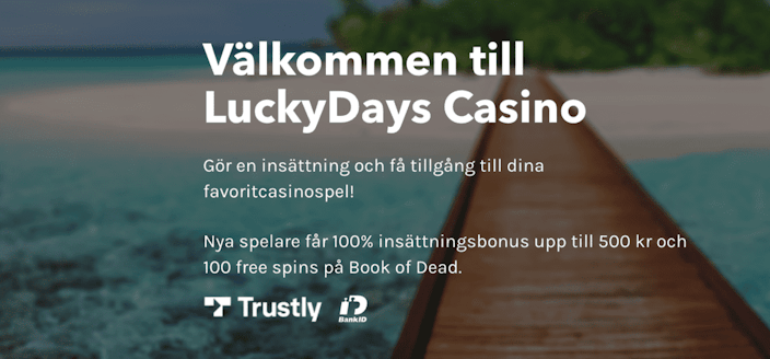 Lucky Days Välkomstbonus