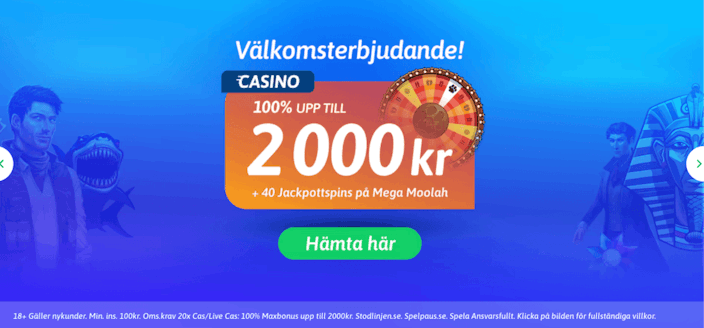 Snabbare välkomstbonus