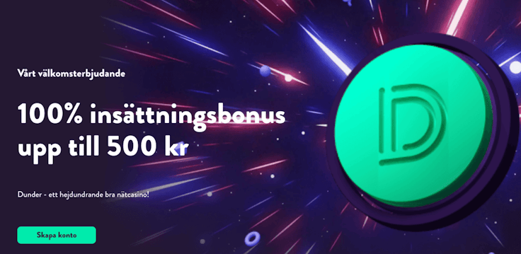 Dunder Casino Bonus