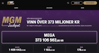 BetMGM jackpott passerar 373 miljoner