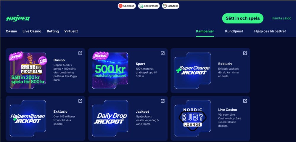 Hajper bonus