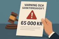 Varning och sanktionsavgift för flera föreningar