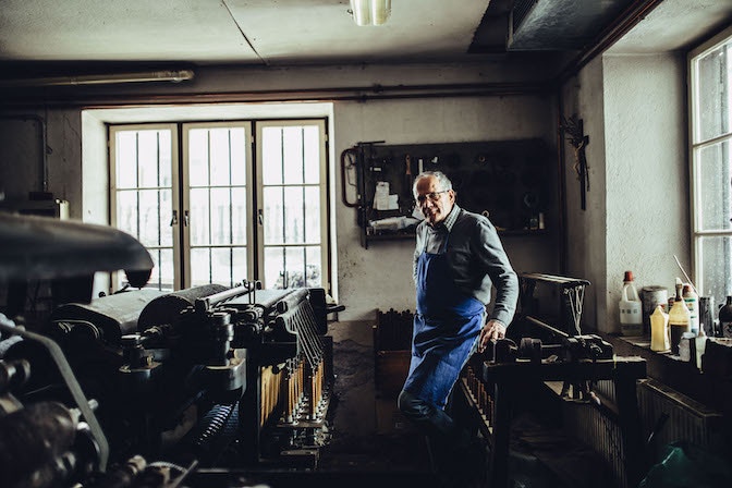 spinnradl_6 (c) spinnradl_Franz in der Werkstatt