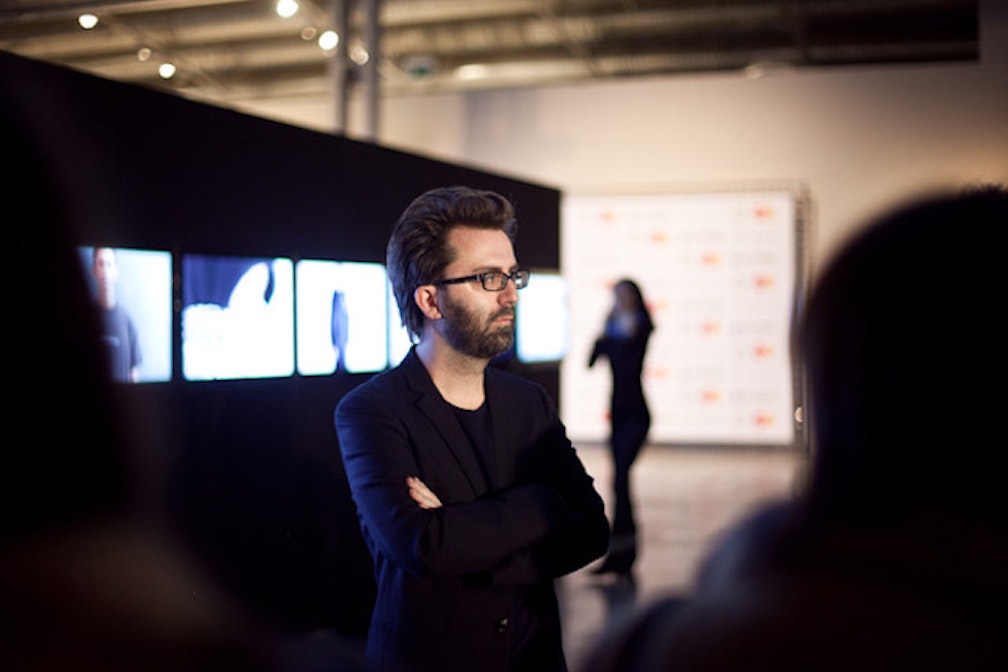 Il curatore e storico dell’arte e del design Emanuele Quinz al sesto Moontalk al Parkhotel Mondschein