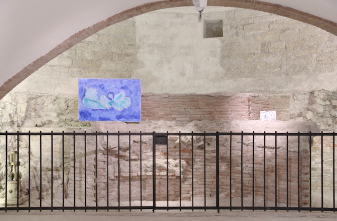 l'incredibile, dettato_bonenti + de meo_veduta allestimento..