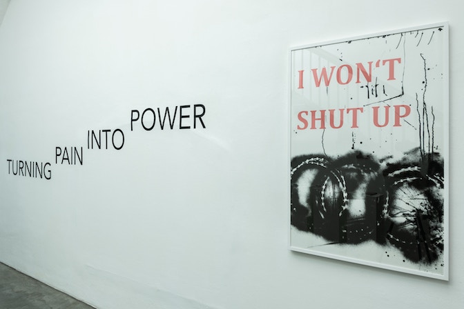01 TURNING PAIN INTO POWER curated by Judith Waldmann_Monica Bonvicini. Foto Ivo Corrà