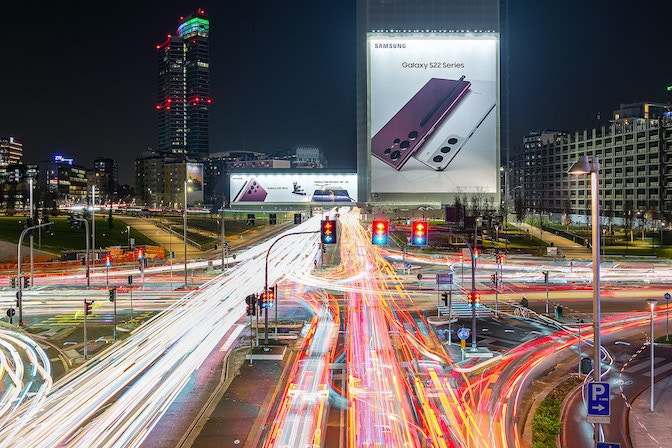 campagna affissione Samsung