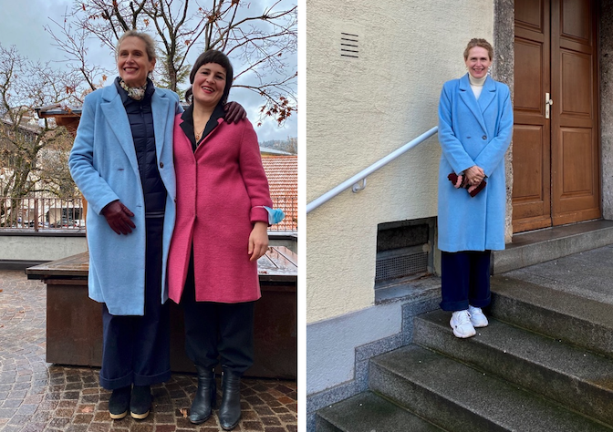 Susanne Barta - Proud Outfit Repeater Foto_10+11_hellblauer_mantel_2