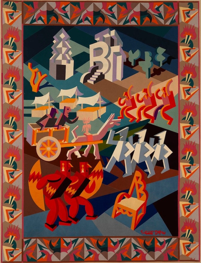 2 Fortunato Depero, Festa della sedia, 1927, Mart, Fondo Depero
