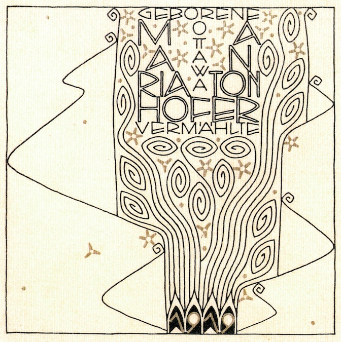 Hochzeitsanzeige_May und Anton Hofer_1919