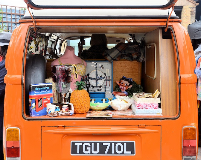 London,-,April,27,,2019.,The,Classic,Car,Boot,Sale,