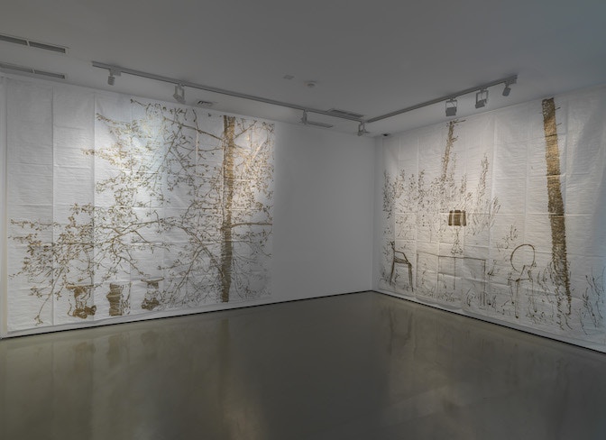 5. Stefano Arienti, Studio per Fra gli Alberi, 2015