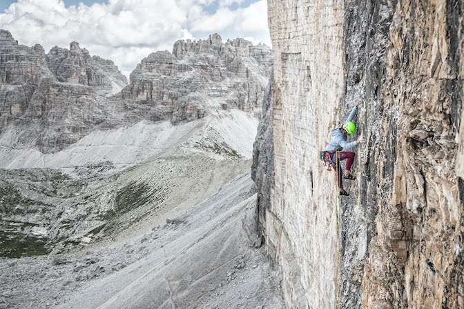 Kletterin Eline Le Menestrel © SALEWA MM_STLABS_Salewa_Eline_Dolomites_5929_8