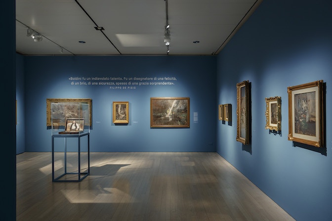 27. Giovanni Boldini. Veduta della mostra. Mart, Jacopo Salvi