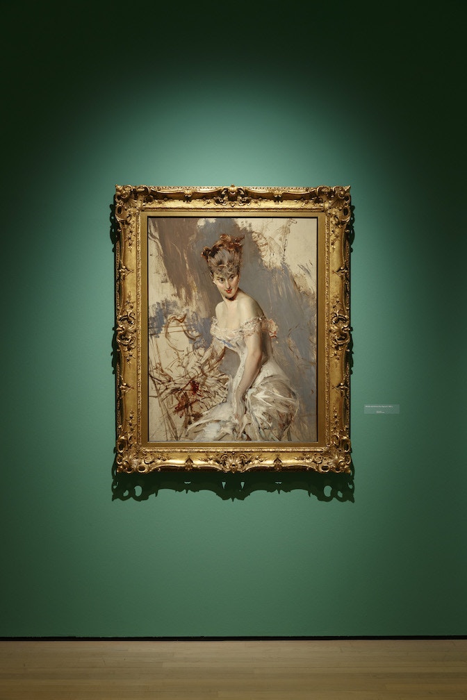25. Giovanni Boldini. Veduta della mostra. Mart, Jacopo Salvi