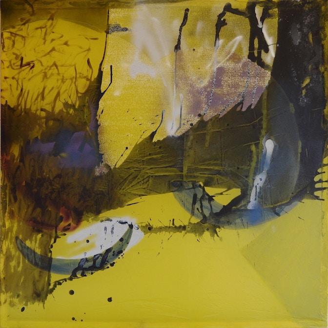 Come quando piove dentro - 2020 - 122,5x122,5cm