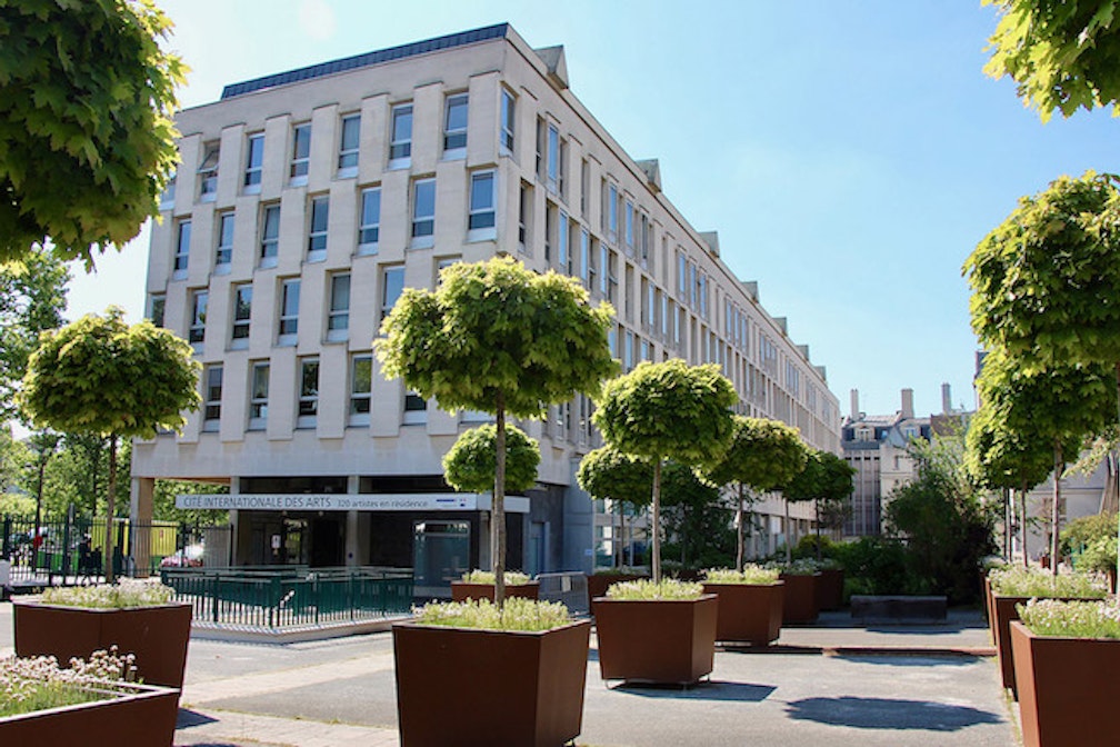 Residenzplatz in der Cité Internationale des Arts in Paris