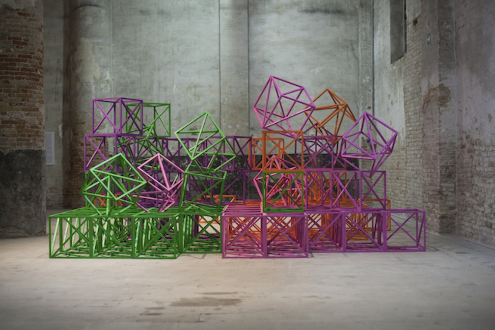 Rasheed Araeen ARSENALE Biennale di Venezia photo by Italo Rondinella