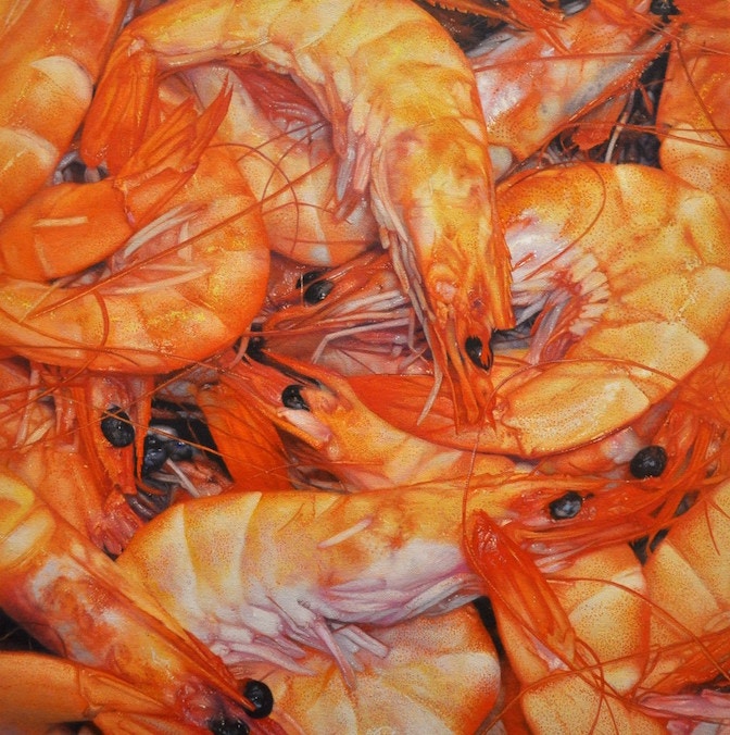 Gabriele_Grones_Shrimps_cm25x25_oil_on_canvas_2013