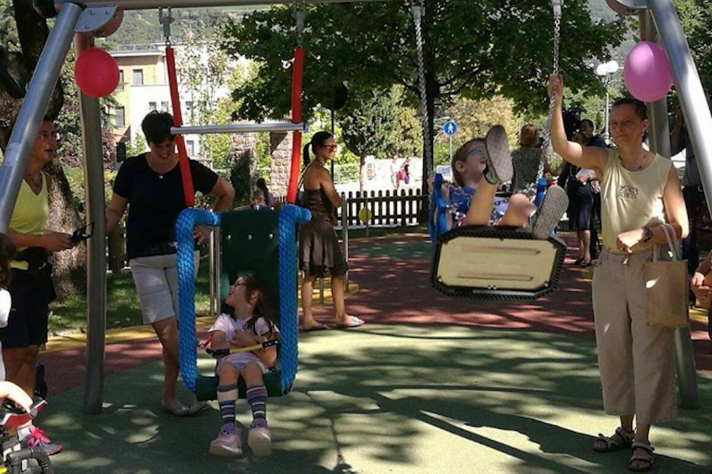 Il parco inclusivo di Bolzano: il gioco è bello se giocano tutti