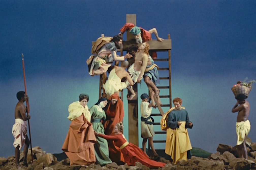 Ro.Go.Pa.G, 1963, La ricotta, fotografia di Tonino Delli Colli