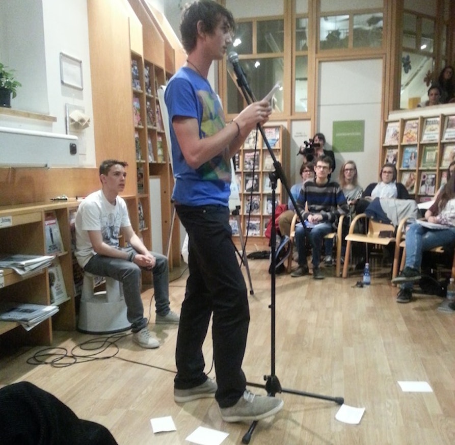 Morgenstern Poetry Slam 2014 - Nico Platter - Meran