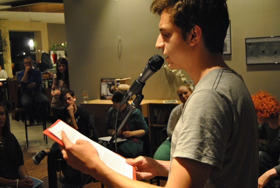 Morgenstern Poetry Slam 2014 - Haris Kovacevic - Brixen