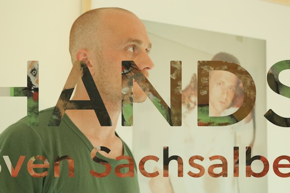 Bückt euch für Sven Sachsalber, ginger haired artist, und die Füchse seines Vaters Markus